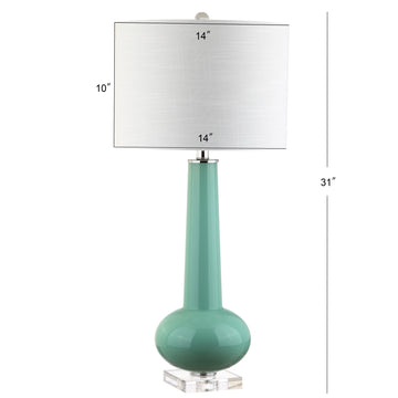 Hope 31" Glass LED Table Lamp - JONATHAN Y